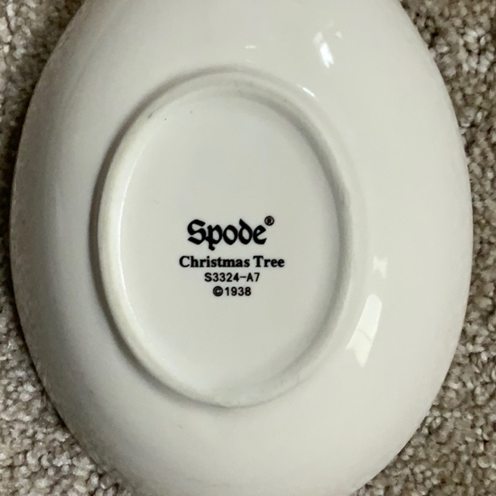 Spode Christmas Tree Spoon Rest - Picture 3 of 5
